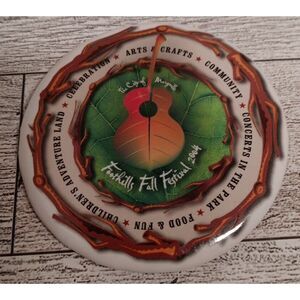 Vintage Button pin 2004 collectable‎ Souvenir Promo Foothills Fall Festival Tenn